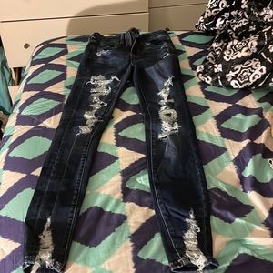 American Eagle ripped jeans